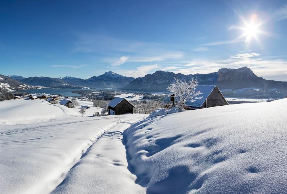 Im Mondseeland Innerschwand Buitenkant foto