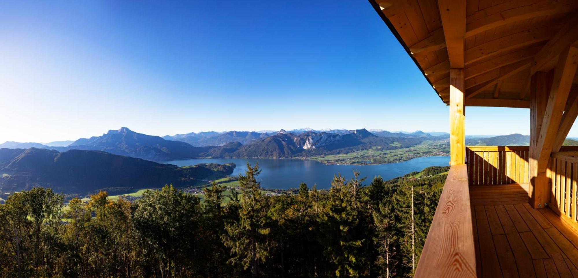 Im Mondseeland Innerschwand Buitenkant foto