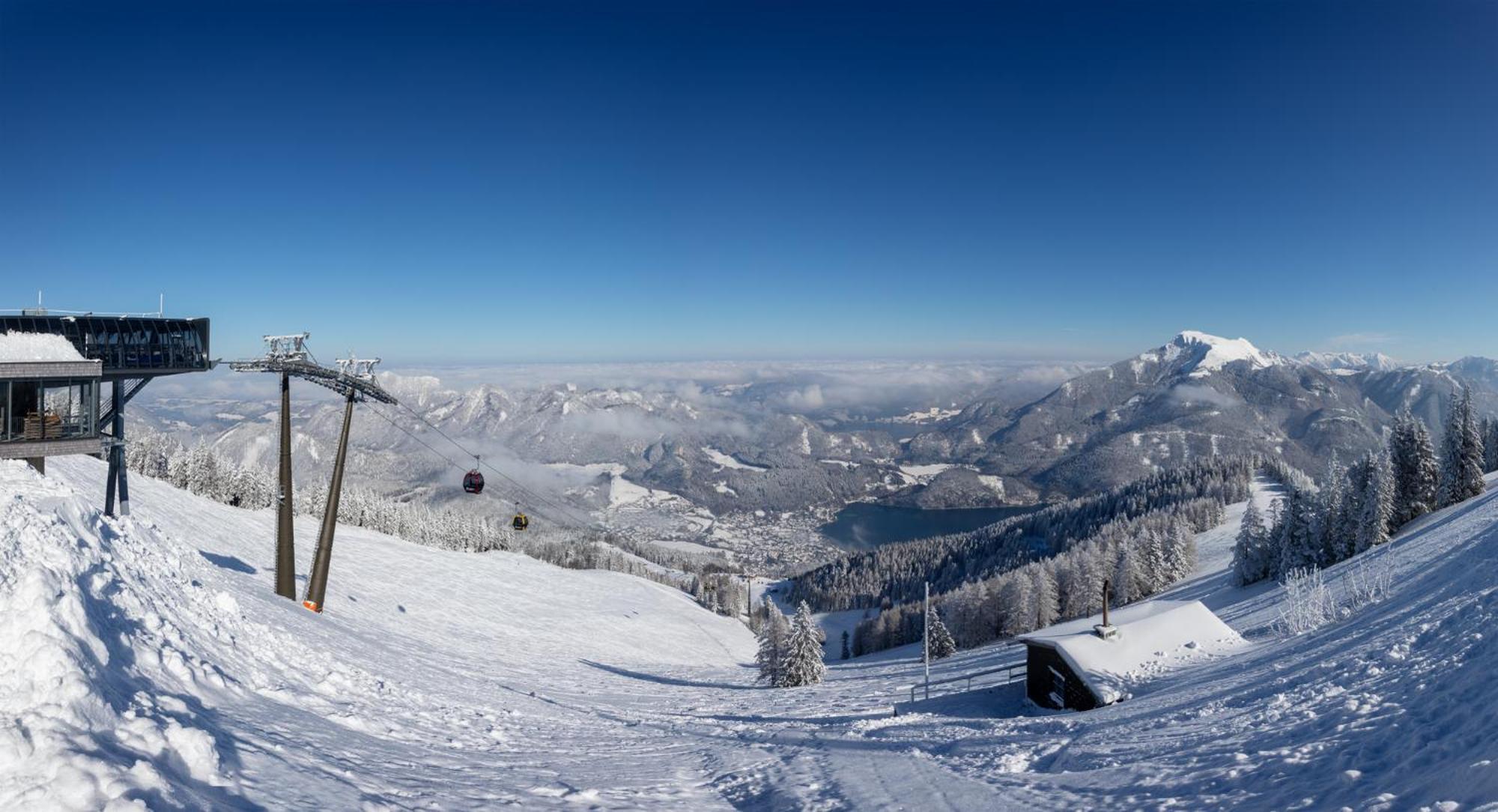 Im Mondseeland Innerschwand Buitenkant foto