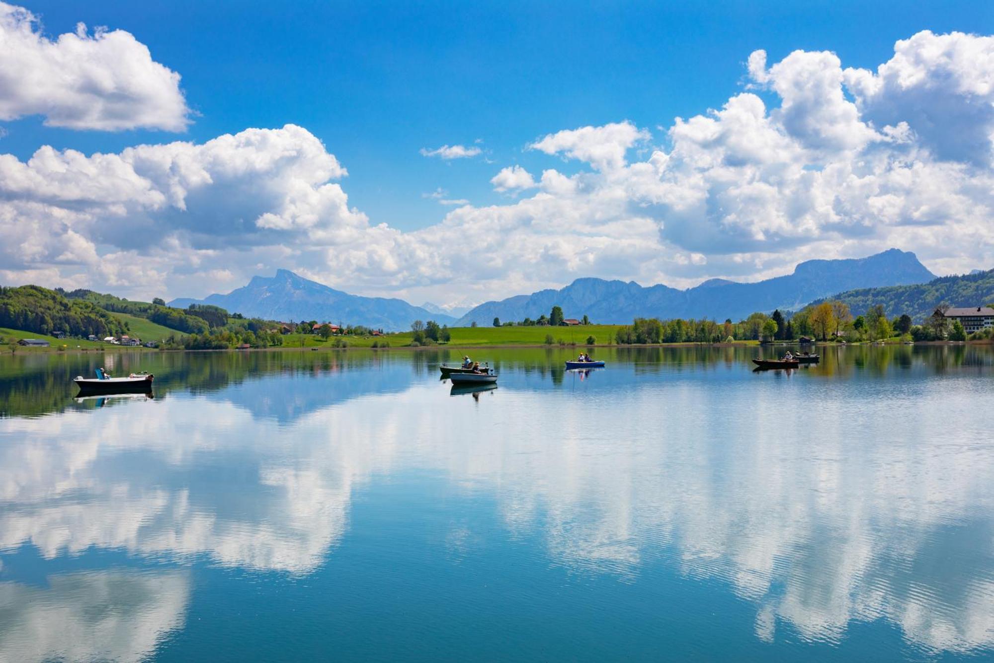 Im Mondseeland Innerschwand Buitenkant foto